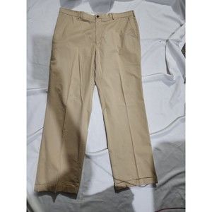 Orvis Chino Pants Mens 40 x 32 Khaki Straight Leg Flat Front Pockets